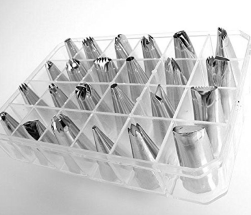 24Pcs Icing Piping Nozzle Tips Set Cake Decorating Set Baking Cake Decorating Tool - Image 3